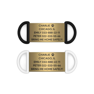 Адресник для собак 19mm gold Адресник для собак 19mm gold