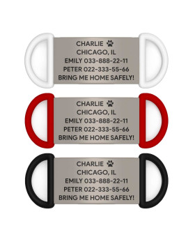 Адресник для собак 19mm natural