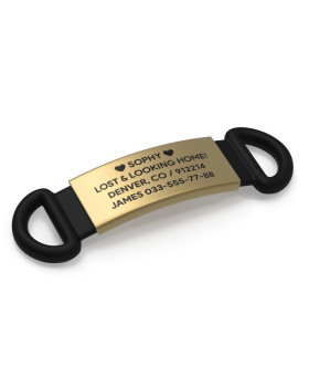 Адресник 13mm gold-foto3