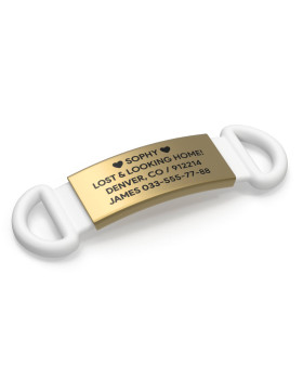 Адресник 13mm gold-foto4