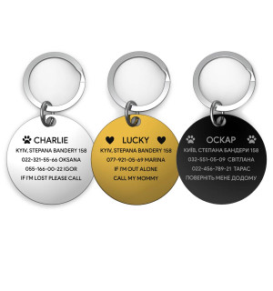 Адресник для собаки