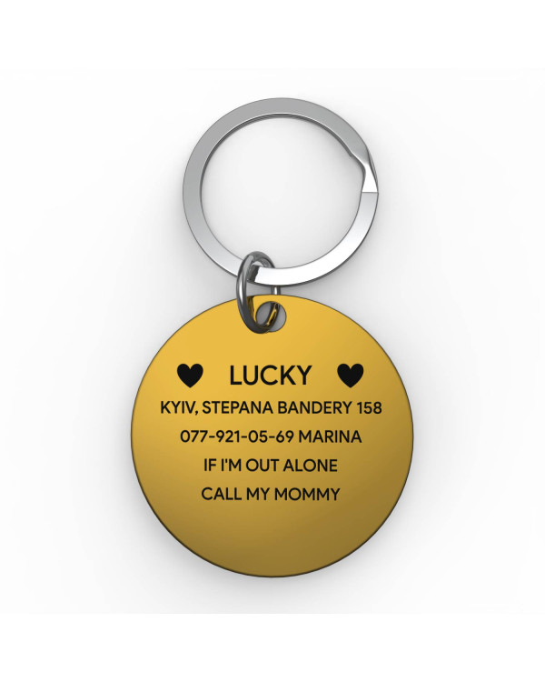 Адресник для собаки