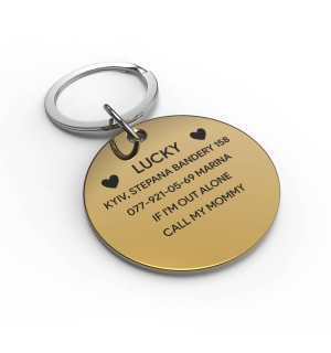 Адресник для собаки