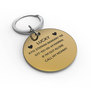 Адресник для собак round-foto3