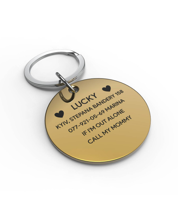 Адресник для собаки