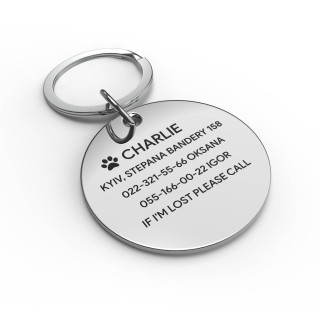 Адресник для собак round-foto2