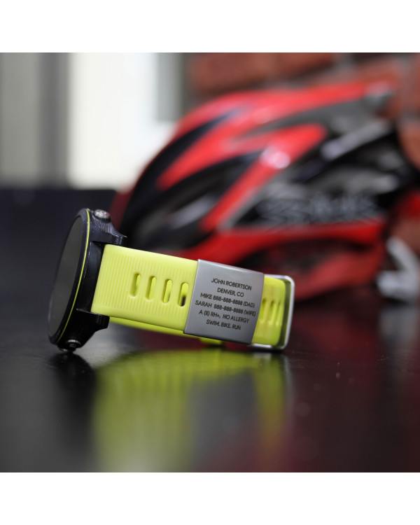 ID пластина для ремешка Garmin и Apple Watch