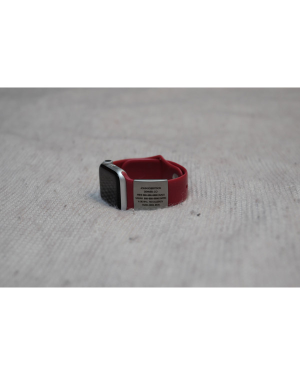 ID пластина для ремешка Garmin и Apple Watch ID пластина для ремешка Garmin и Apple Watch