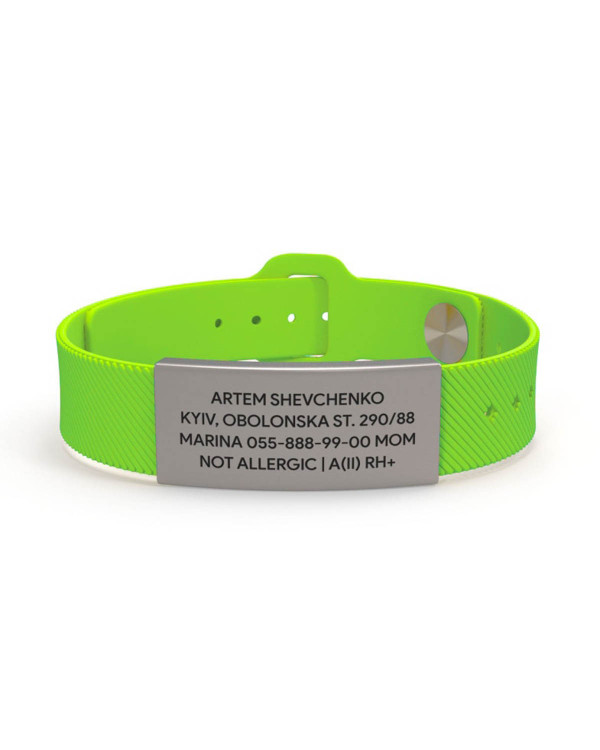 Браслет з інформацією