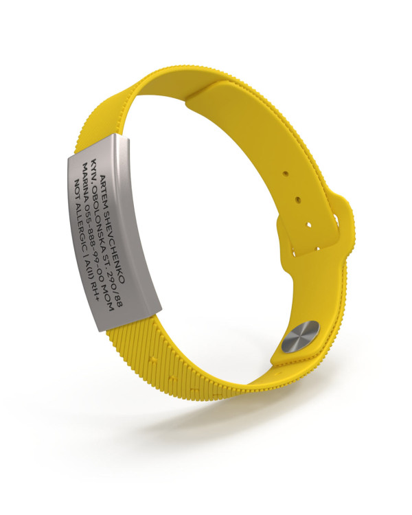 Браслет з інформацією