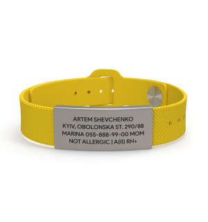 Браслет з інформацією